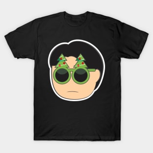 Guy with Sunglass Christmas T-Shirt